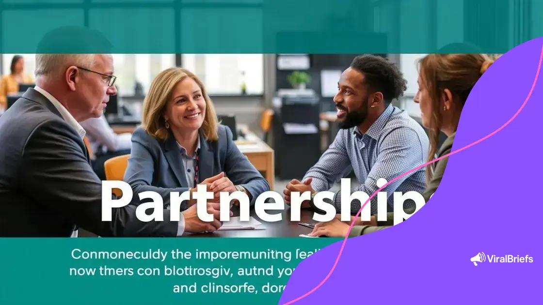 Partnerships with local industries