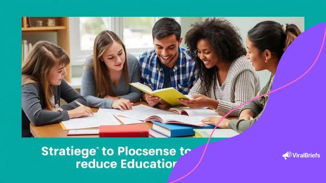 Strategies for reducing educational expenses