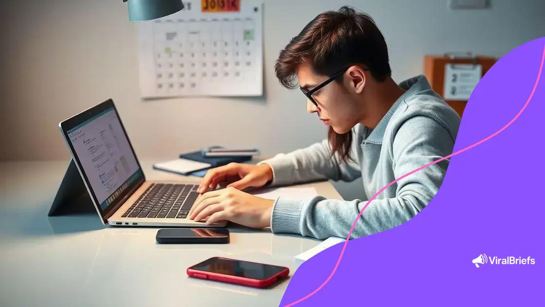 Balancing social media and academic life