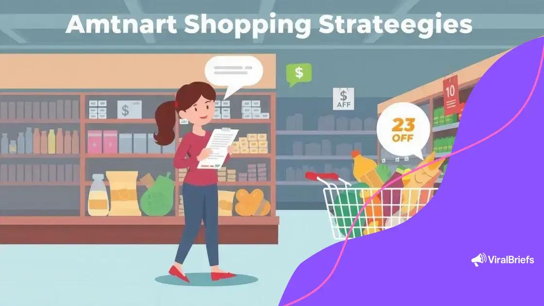 Smart shopping strategies