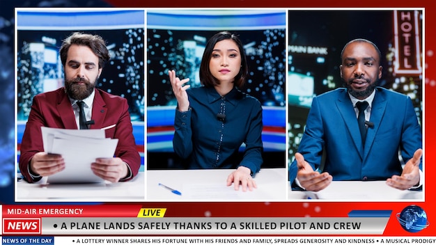 A split screen showing a serious news broadcast on one side and a humorous political meme on the other, symbolizing the contrast between traditional media and meme activism.