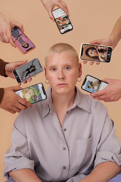 A collage showcasing different virtual influencers from various brands, each with a distinct style and personality, highlighting the diversity and customization options available to marketers.