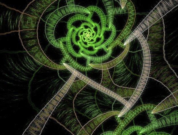 A digital representation of a cybernetic labyrinth, symbolizing the technological challenges and security risks within the metaverse. The image should convey complexity and uncertainty.